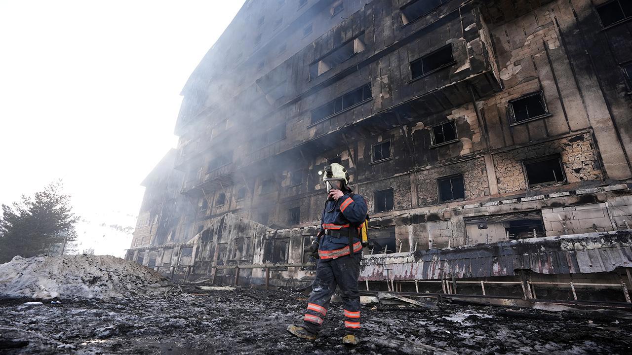Kartalkaya'daki otel yangını hakkında itfaiye raporu hazırlandı