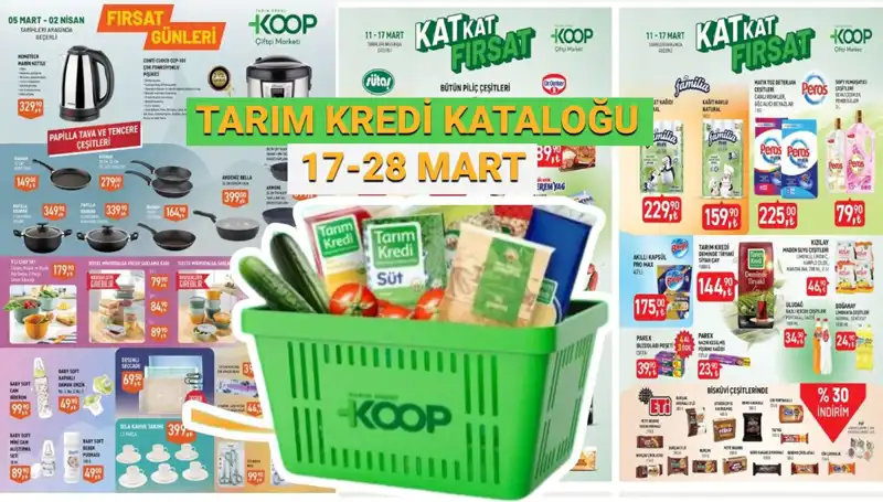 Tarım Kredi Kooperatif Marketleri'nde 20-27 Mart Arası Büyük İndirim Fırsatları!