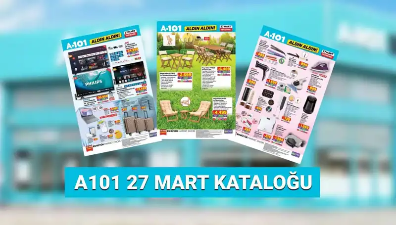 A101'in 27 Mart Aktüel Kataloğu: Teknoloji ve Ev Ürünleriyle Dolu Fırsatlar