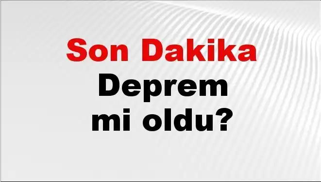 Balıkesir'de Son Dakika Deprem Alarmı: Nerede ve Ne Şiddette?