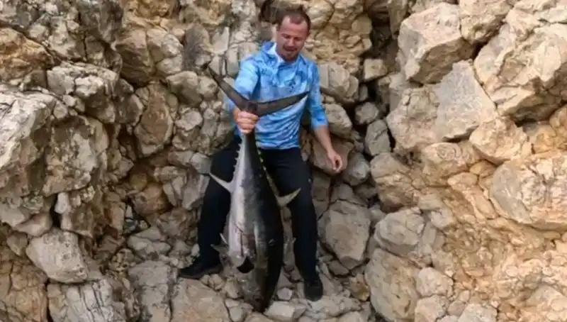 30 Kilo Ağırlığında Dev Balık Saros’ta Oltaya Takıldı